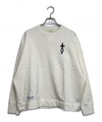 beautiful peopleビューティフルピープル）の古着「suvin pima sweat fireman buckele pullover」｜アイボリー