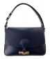 LONGCHAMP（ロンシャン）の古着「Roseau Leather Crossbody Bag」｜ネイビー