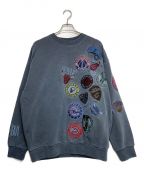 TOKYO 23トウキョウニジュウサン）の古着「NBA All Team Patch Pigment Sweatshirt」｜ネイビー