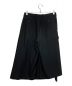 LAD MUSICIAN (ラッドミュージシャン) CROPPED FLARE WIDE PANTS ブラック サイズ:42：5000円