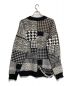 CMMN SWDN (コモンスウェーデン) Apollo Patchwork Jumper ブラック×ホワイト サイズ:M：14000円