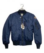 HOUSTONヒューストン）の古着「B-15C FLIGHT JACKET -MODIFY-」｜ネイビー