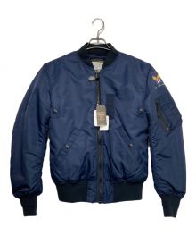 HOUSTON（ヒューストン）の古着「B-15C FLIGHT JACKET -MODIFY-」｜ネイビー