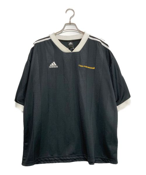 adidas（アディダス）adidas (アディダス) Gosha Rubchinskiy (ゴーシャラブチンスキー) ゲームシャツ ブラック サイズ:J/Mの古着・服飾アイテム