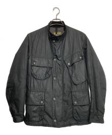 Barbour×Denham（バブアー×デンハム）の古着「SHIELDS A7 WAX JACKET」｜ブラック