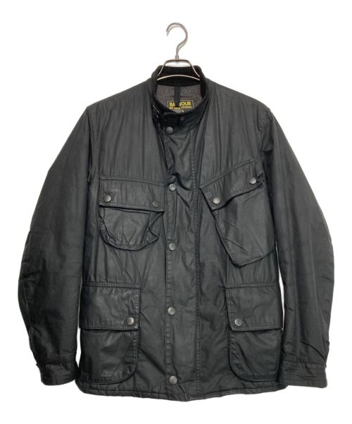 Barbour（バブアー）Barbour (バブアー) Denham (デンハム) SHIELDS A7 WAX JACKET ブラック サイズ:Mの古着・服飾アイテム