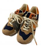 NEW BALANCE×LEVI'Sニューバランス×リーバイス）の古着「ローカットスニーカー」｜オレンジ×ブラック