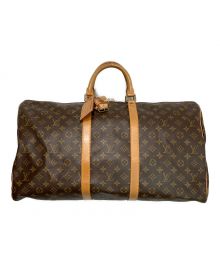 LOUIS VUITTON（ルイ ヴィトン）の古着「モノグラム キーポル60/トラベルバッグ」｜ブラウン