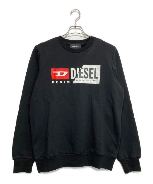 DIESEL（ディーゼル）DIESEL (ディーゼル) S-GIRK-CUTY スウェット ブラック サイズ:M 未使用品の古着・服飾アイテム