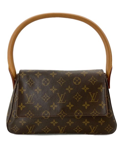 LOUIS VUITTON（ルイ ヴィトン）LOUIS VUITTON (ルイ ヴィトン) ミニ ルーピング／ハンドバッグ ベージュの古着・服飾アイテム