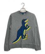 Paul Smith DINOポールスミスDINO）の古着「ビッグプリント スウェット」｜グレー