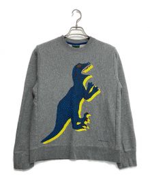 Paul Smith DINO（ポールスミスDINO）の古着「ビッグプリント スウェット」｜グレー