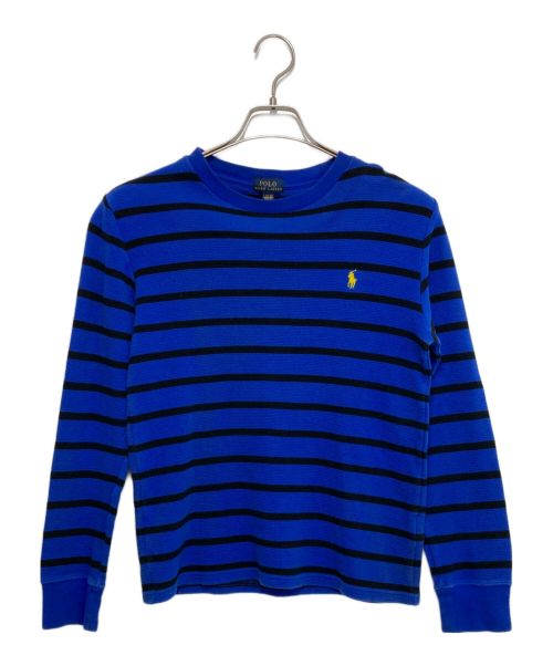 POLO RALPH LAUREN（ポロ・ラルフローレン）POLO RALPH LAUREN (ポロ・ラルフローレン) ボーダーカットソー ブルー サイズ:Lの古着・服飾アイテム