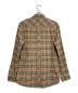 BURBERRY LONDON (バーバリーロンドン) TBロゴ ノバチェックシャツ ブラウン サイズ:M：30000円