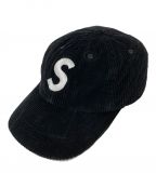 SUPREMEシュプリーム）の古着「Corduroy S Logo 6-panel」｜ブラック