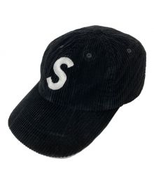 SUPREME（シュプリーム）の古着「Corduroy S Logo 6-panel」｜ブラック