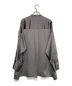 SACRA (サクラ) TRIACE SATIN SHIRT グレー サイズ:38：6000円