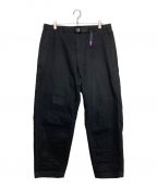 THE NORTHFACE PURPLELABELザ・ノースフェイス パープルレーベル）の古着「Webbing Belt Denim Wide Tapered Pants」｜ブラック