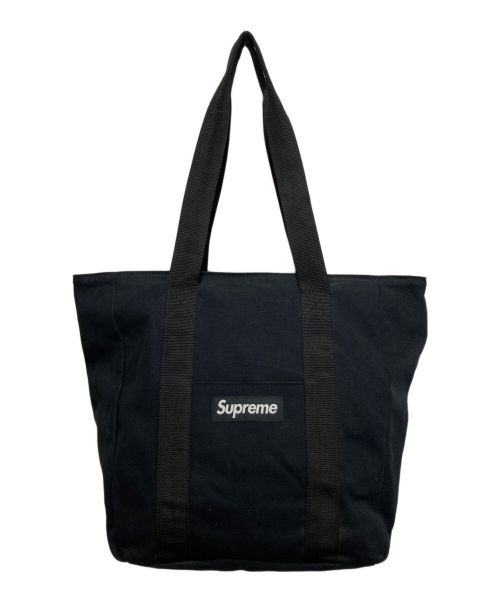 SUPREME（シュプリーム）Supreme (シュプリーム) Canvas Tote/トートバッグ ブラックの古着・服飾アイテム