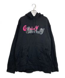 GROUND Y（グラウンドワイ）の古着「LOGO FLEECE LINING HOODIE」｜ブラック