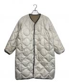 nanamicaナナミカ）の古着「Reversible Down Coat」｜ベージュ