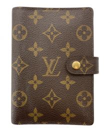 LOUIS VUITTON（ルイ ヴィトン）の古着「モノグラム アジェンダPM/手帳カバー」｜ブラウン