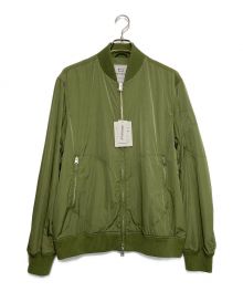 WOOLRICH（ウールリッチ）の古着「Crinkle Bomber Jacket」｜グリーン