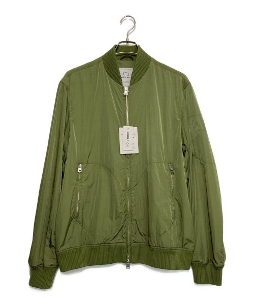 WOOLRICH（ウールリッチ）WOOLRICH (ウールリッチ) Crinkle Bomber Jacket グリーン サイズ:L 未使用品の古着・服飾アイテム