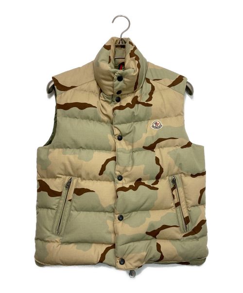 MONCLER（モンクレール）MONCLER (モンクレール) TIB GILET ウッドランドカモダウンベスト カモフラージュの古着・服飾アイテム