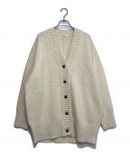 MACPHEEマカフィ）の古着「LAMB CASHMERE VNECK CARDIGAN」｜ホワイト