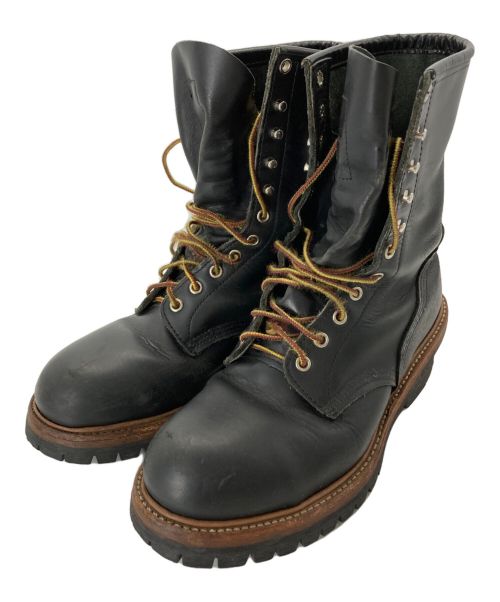 RED WING（レッドウィング）RED WING (レッドウィング) ロガーブーツ ブラック サイズ:US9の古着・服飾アイテム