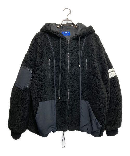 ADER error（アーダーエラー）ADER error (アーダーエラー) フリースジップパーカー ブラック サイズ:3/FREEの古着・服飾アイテム