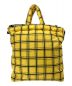 MARNI (マルニ) PUFF TOTE NS NYLON CHECK PRINT イエロー：40000円