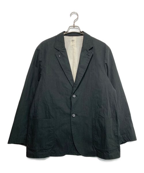 Ron Herman（ロンハーマン）Ron Herman (ロンハーマン) Jet Black Suede Hemp Jacket ブラック サイズ:Lの古着・服飾アイテム