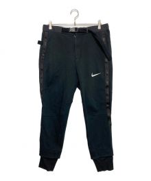 NIKE×sacai（ナイキ×サカイ）の古着「NRGFLEECE PANT」サイドロゴラインフリースパンツ」｜ブラック