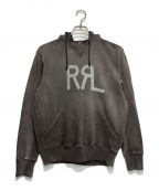 RRLダブルアールエル）の古着「Logo Fleece Hoodie」｜グレー