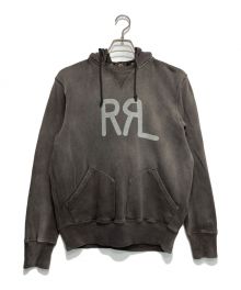 RRL（ダブルアールエル）の古着「Logo Fleece Hoodie」｜グレー