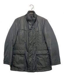 Aquascutum（アクアスキュータム）の古着「ダウンコート」｜グレー