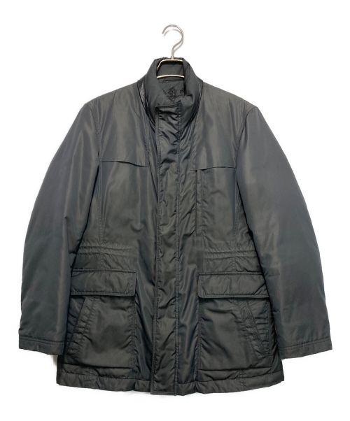 Aquascutum（アクアスキュータム）Aquascutum (アクアスキュータム) ダウンコート グレー サイズ:Sの古着・服飾アイテム