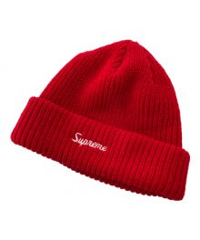 SUPREME（シュプリーム）の古着「筆記ニットキャップ」｜レッド