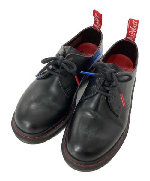 Dr.Martens（ドクターマーチン）Dr.Martens (ドクターマーチン) THE WHO (ザ・フー) 3ホールシューズ ブラック×レッド サイズ:UK5の古着・服飾アイテム