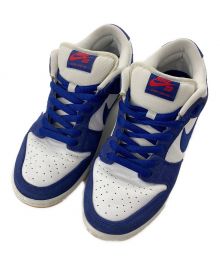 NIKE SB（ナイキエスビー）の古着「Dunk Low "Los Angeles Dodgers/Deep Royal Blue"/ダンク ロー "ロサンゼルス ドジャース/ディープ ロイヤル ブルー"」｜ホワイト×ブルー