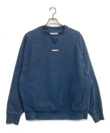 Maison Margiela（メゾンマルジェラ）の古着「NAME TAG CREW SWEAT」｜ネイビー