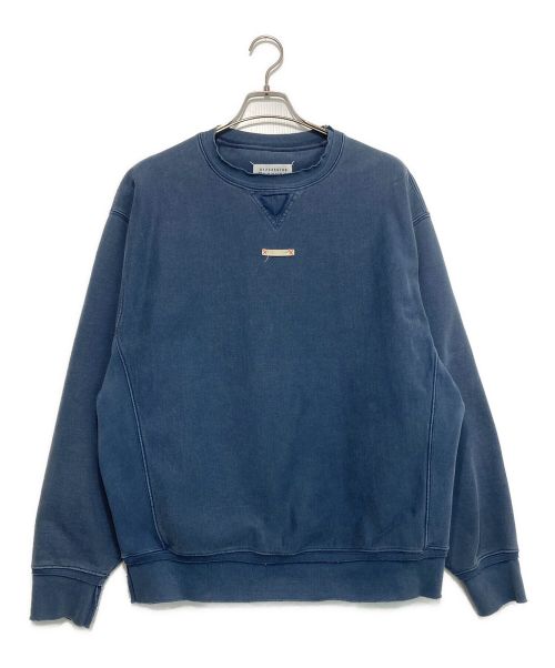 Maison Margiela（メゾンマルジェラ）Maison Margiela (メゾンマルジェラ) NAME TAG CREW SWEAT ネイビー サイズ:46の古着・服飾アイテム