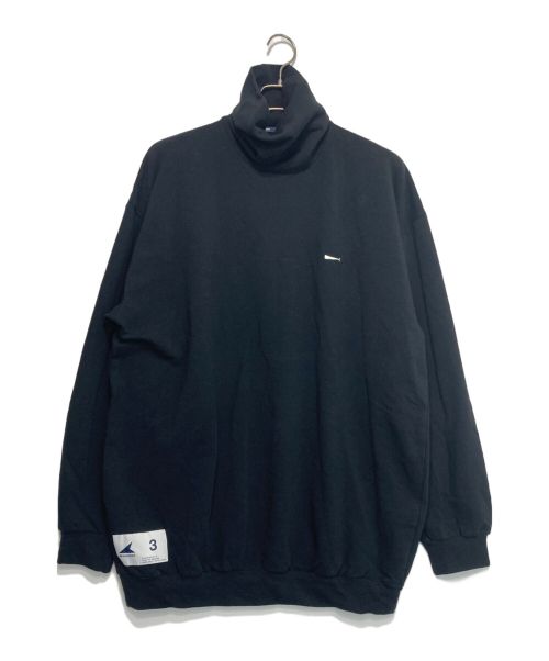 DESCENDANT（ディセンダント）DESCENDANT (ディセンダント) CYLINDER TURTLE NECK LS ブラック サイズ:3の古着・服飾アイテム