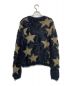 Saint Laurent Paris (サンローランパリ) Black Star Patterned Lurex Jacquard Sweater ブラック×ゴールド サイズ:M：18000円