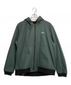 BACK CHANNELバックチャンネル）の古着「REVERSIBLE HOODED JACKET」｜グリーン