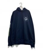 BACK CHANNELバックチャンネル）の古着「DRY PULLOVER PARKA」｜ネイビー