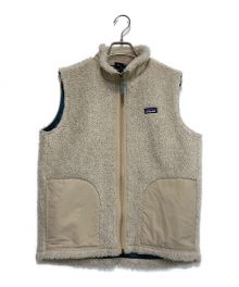 Patagonia（パタゴニア）の古着「Kid's Retro-X Vest/フリースベスト」｜ホワイト