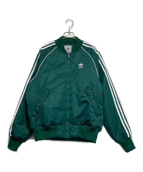 adidas Originals（アディダスオリジナル）adidas originals (アディダスオリジナル) プレミアム カレッジジャケット グリーン サイズ:Sの古着・服飾アイテム